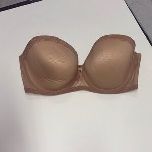 Freya Tan Strapless Bra 28i